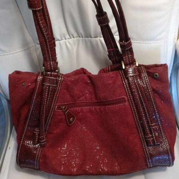 Ruby Rd.❤ Red Shoulder Bag Purse - Picture 4 of 7